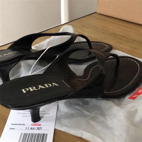 prada sandals canada|prada slide sandals kitten heel.